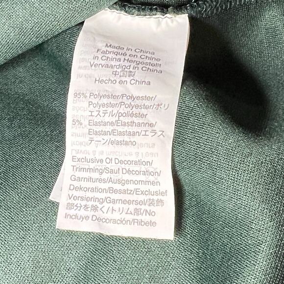 NWOT Madewell Texture & Thread Crepe Wrap Crop Womens Small‎ Long Sleeve Green - Picture 6 of 8